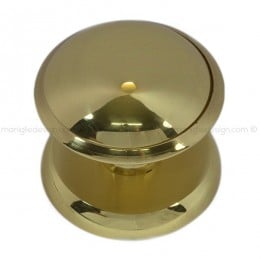 Pomolo fisso ottone lucido verniciato Giada Nestori