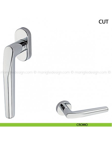 Maniglia martellina DK per finestra Cut Kleis