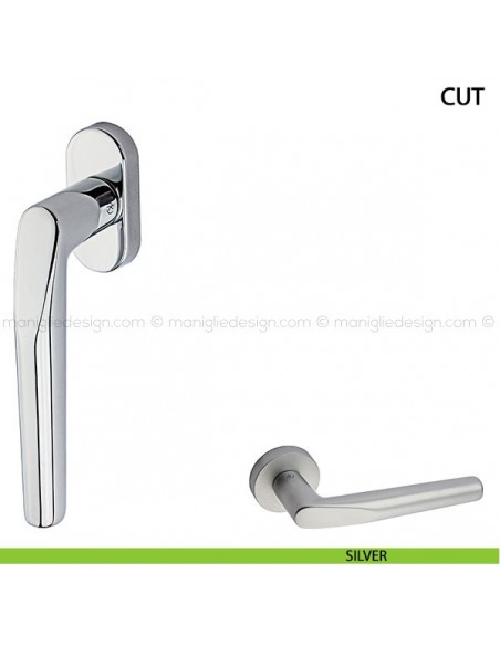 Maniglia martellina DK per finestra Cut Kleis