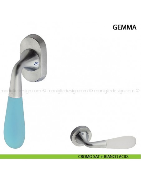 Maniglia martellina DK per finestra Gemma Kleis