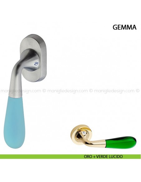 Maniglia martellina DK per finestra Gemma Kleis