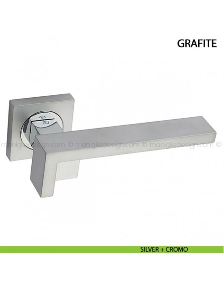 Maniglia per porta Grafite Kleis foro yale