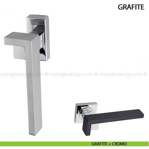 Maniglia martellina DK per finestra Grafite Kleis