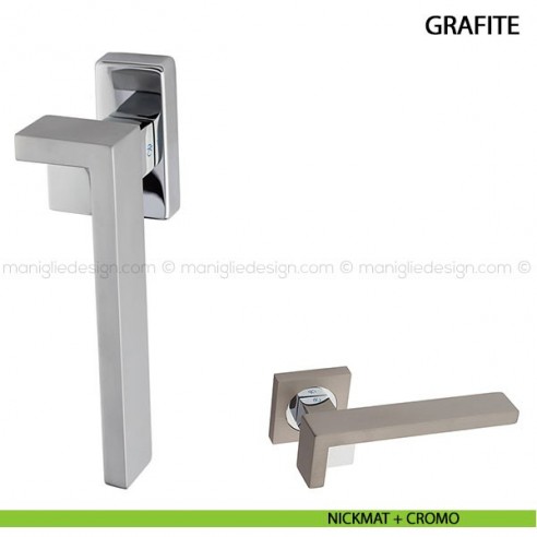 Maniglia martellina DK per finestra Grafite Kleis