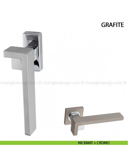 Maniglia martellina DK per finestra Grafite Kleis