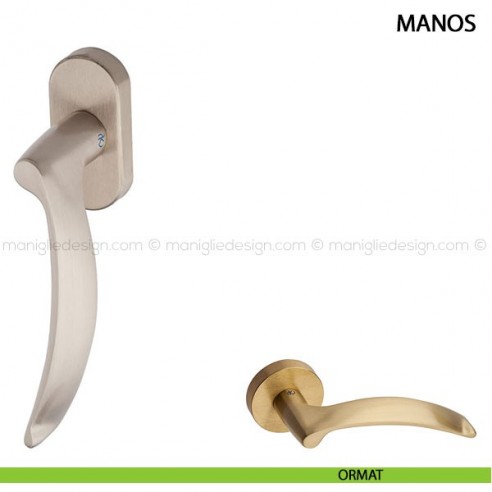 Maniglia martellina DK per finestra Manos Kleis