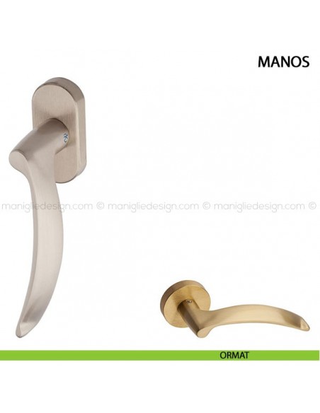 Maniglia martellina DK per finestra Manos Kleis