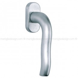 Maniglia martellina DK per finestra Minerva Kleis disegno