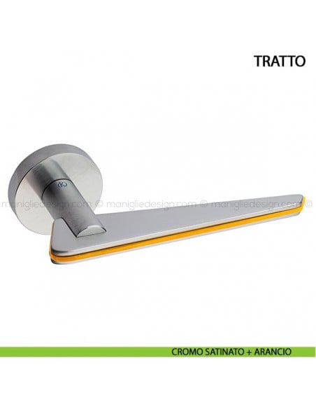 Maniglia per porta Tratto Kleis foro yale