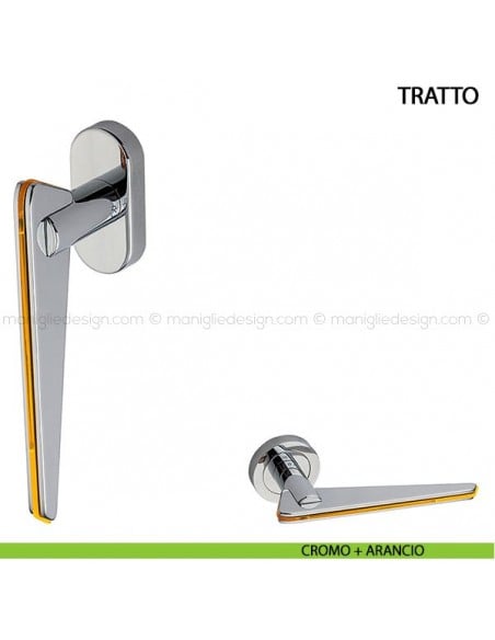 Maniglia martellina DK per finestra Tratto Kleis