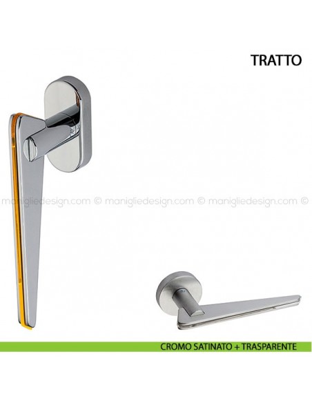 Maniglia martellina DK per finestra Tratto Kleis