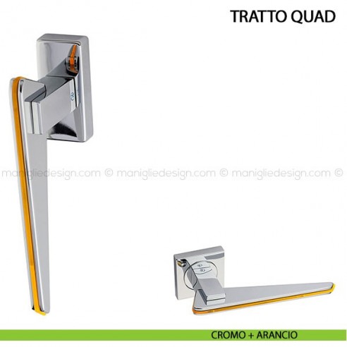 Maniglia martellina DK per finestra Tratto Quad Kleis