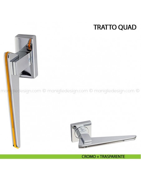 Maniglia martellina DK per finestra Tratto Quad Kleis