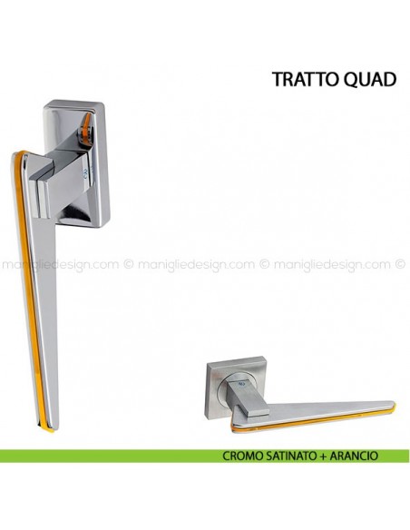 Maniglia martellina DK per finestra Tratto Quad Kleis