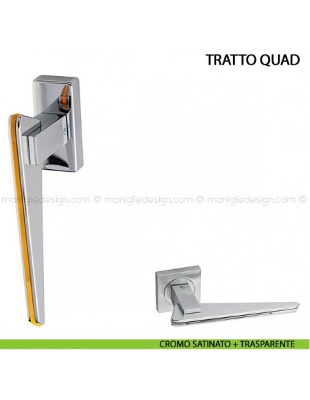 Maniglia martellina DK per finestra Tratto Quad Kleis