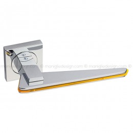 Maniglia per porta Tratto Quad Kleis foro yale