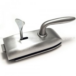 Serratura per porta in vetro foro maniglia con chiave SER001FC