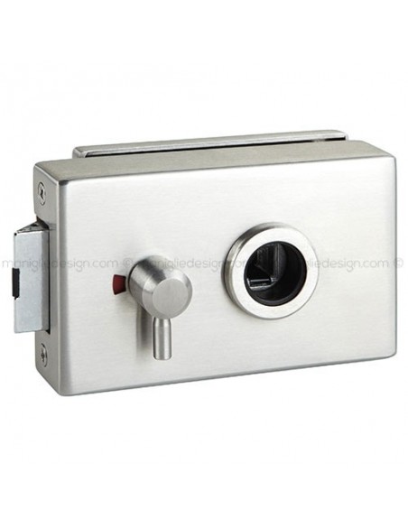 Serratura per porta in vetro con privacy SER002PY