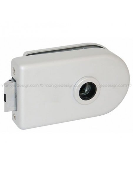 Serratura per porta in vetro foro maniglia SER003FM