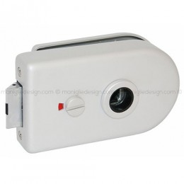 Serratura per porta in vetro con nottolino privacy SER003PY