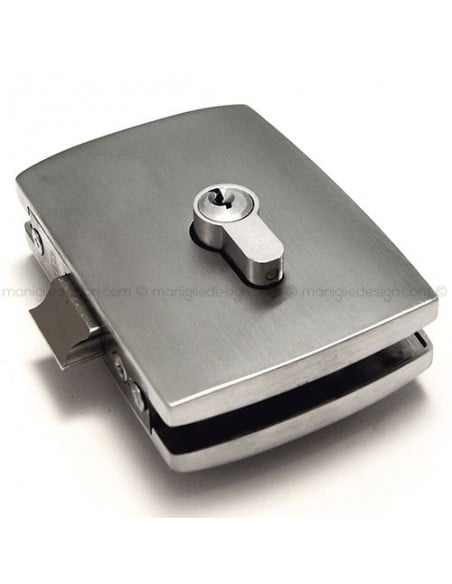 Serratura per porta in vetro foro cilindro SER004FY