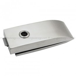 Serratura per porta in vetro foro maniglia SER006FM