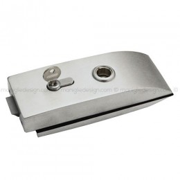 Serratura per porta in vetro foro maniglia con cilindro SER006FY