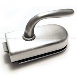 Serratura per porta in vetro foro maniglia SER007FM