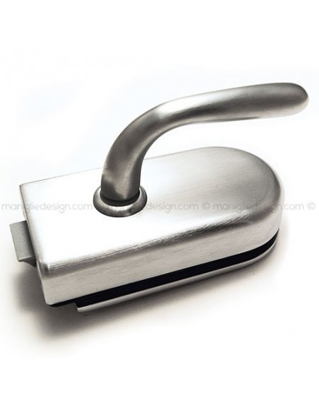 Serratura per porta in vetro foro maniglia SER007FM