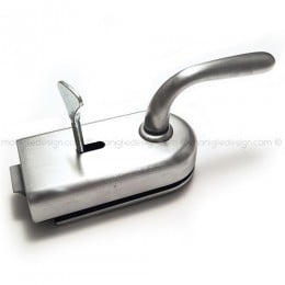 Serratura per porta in vetro foro maniglia con chiave SER007FC