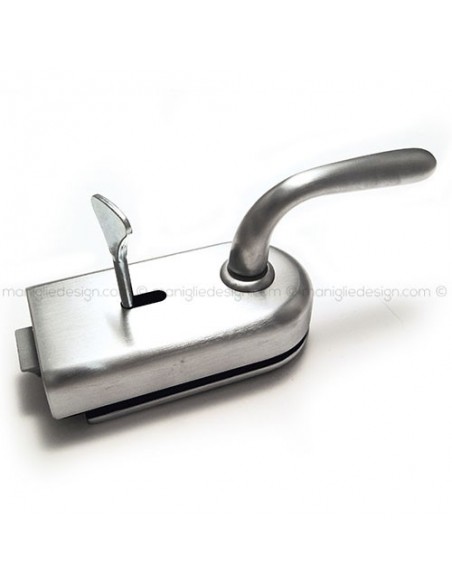 Serratura per porta in vetro foro maniglia con chiave SER007FC