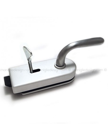 Serratura per porta in vetro foro maniglia con chiave SER008FC