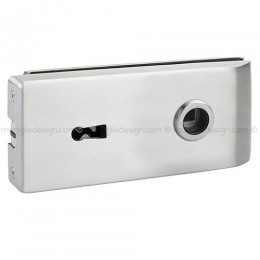 Serratura magnetica per porta in vetro foro maniglia con chiave SER016BB