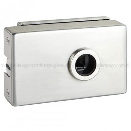 Serratura magnetica per porta in vetro foro maniglia SER022FM