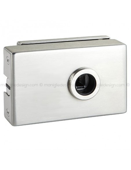 Serratura magnetica per porta in vetro foro maniglia SER022FM
