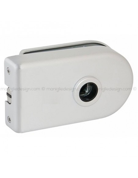 Serratura magnetica per porta in vetro foro maniglia SER017FM