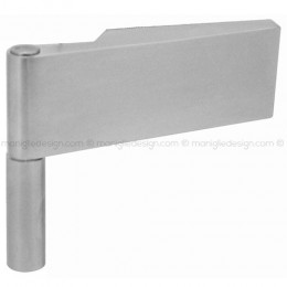 Cerniera per porta in vetro orizzontale con anuba CER108HAC