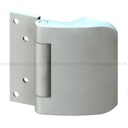 Cerniera per porta in vetro orizzontale con supporto CER209SUC