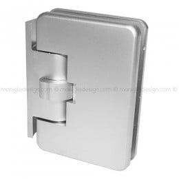 Cerniera automatica con aletta spostata per porta in vetro apertura 0+90-90 CER402S