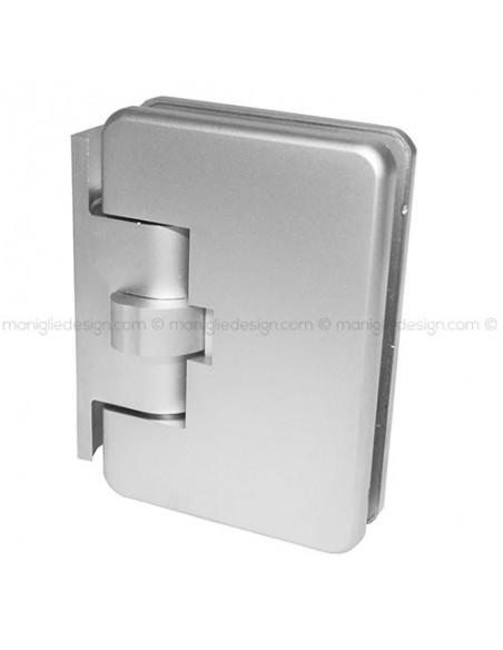 Cerniera automatica con aletta spostata per porta in vetro apertura 0+90-90 CER402S