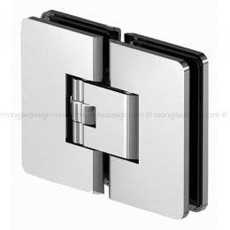 Cerniera a scatto per box doccia vetro-vetro 180° stop a 0+90-90 CER406S