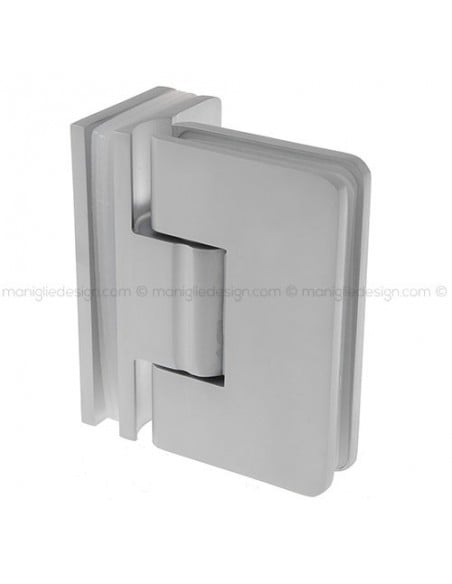 Cerniera a scatto per box doccia vetro-vetro 90° stop a 0+90-90 CER407S