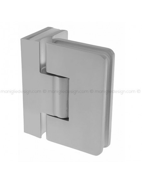 Cerniera a scatto per box doccia vetro-vetro 90° stop a 0+90-90 CER408S