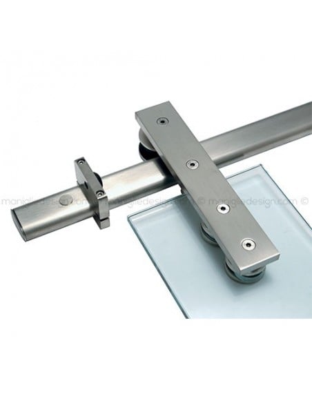 Sistema scorrevole per porta in vetro SCO102V1