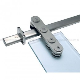 Sistema scorrevole per porta in vetro SCO104V1