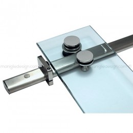 Sistema scorrevole per porta in vetro SCO110V1