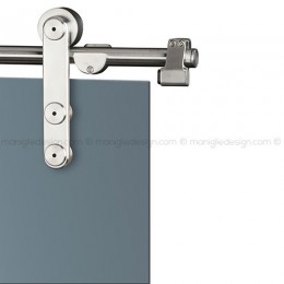 Sistema scorrevole per porta in vetro SCO108V1