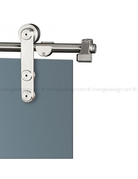 Sistema scorrevole per porta in vetro SCO108V1