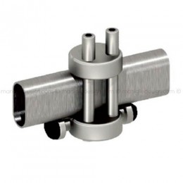 Fermo superiore per doppia porta in vetro ACV006