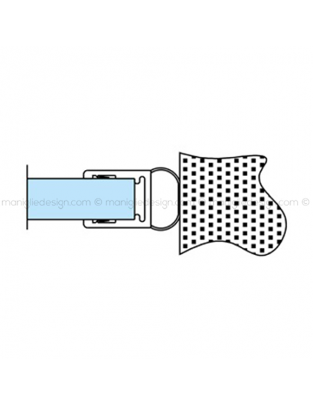 Guarnizione in PVC per vetro spessore 6-8 mm GRN001.2200